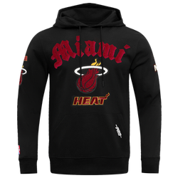 Men's - Pro Standard HEAT OLD ENGLISH FLC PO HOODIE - Black