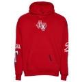 Pro Standard Rangers Living Large Drop Shoulder PO Hoodie - Pro Standard White/Red Blue