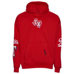 Men's - Pro Standard Rangers Living Large Drop Shoulder PO Hoodie - 