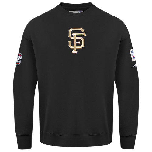 MENS - Pro Standard Giants Champs Drop Shoulder Crew - Black/Multi