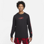 Jordan Jumpman Flight Long Sleeve T-Shirt - Men's Black/Gym Red