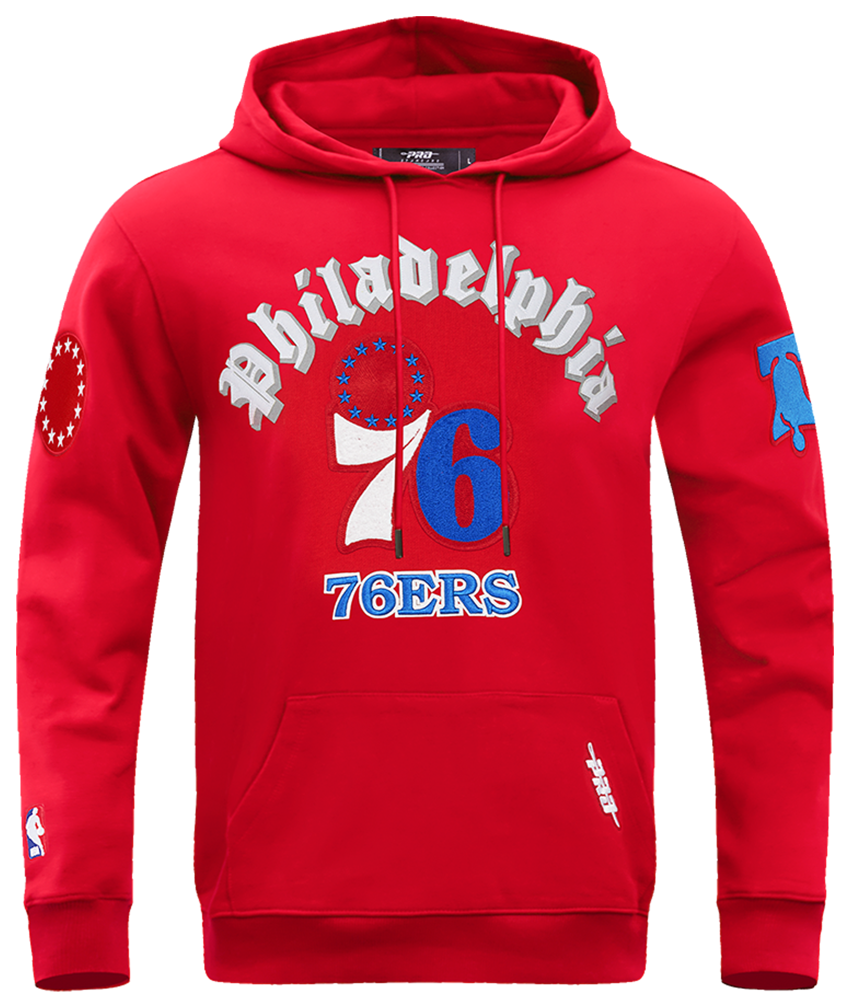 Pro Standard 76ERS OLD ENGLISH FLC PO HOODIE - Men's