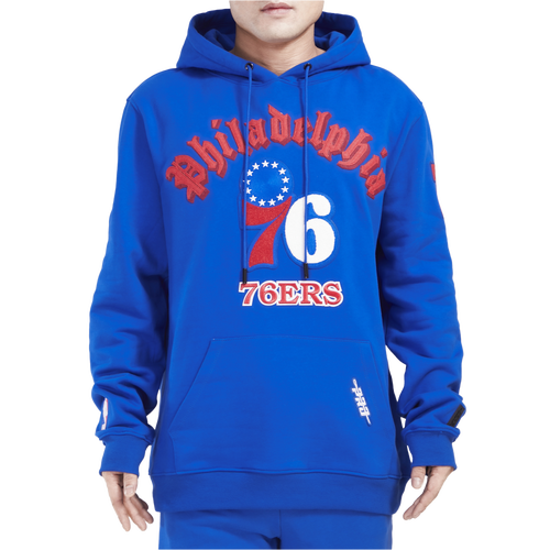  - Pro Standard 76ERS OLD ENGLISH FLC PO HOODIE - Royal Blue