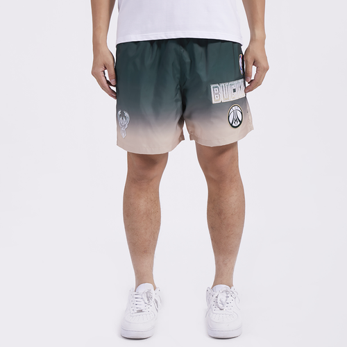 Pro Standard Mens  Bucks Os Letters Ombre Woven Shorts In Green/green