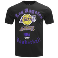 Pro Standard LAKERS OLD ENGLISH SJ TEE - Pro Standard Black