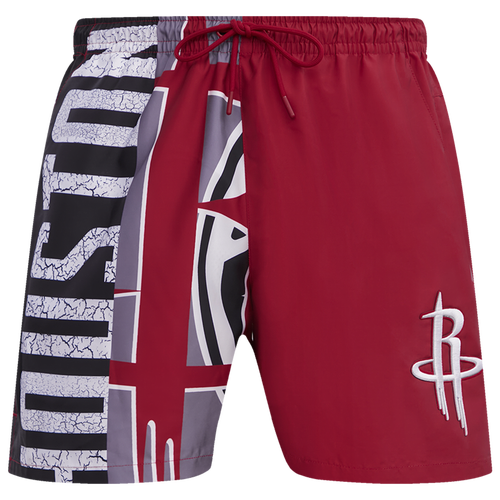 

Pro Standard Mens Pro Standard Rockets Split Mash Up Logo Woven Shorts - Mens Multi/Multi Size L