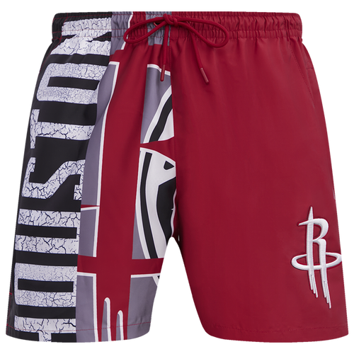 

Pro Standard Mens Pro Standard Rockets Split Mash Up Logo Woven Shorts - Mens Multi/Multi Size XL