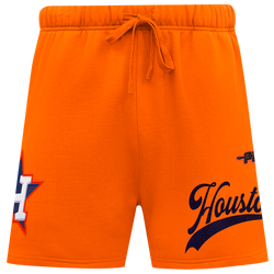Men's - Pro Standard Astros Living Large Fleece Shorts - 