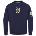 Pro Standard Tigers Champs Drop Shoulder Crew - Pro Standard Navy/Multi