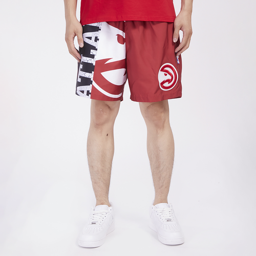 MENS - Pro Standard Hawks Split Mash Up Logo Woven Shorts - Multi
