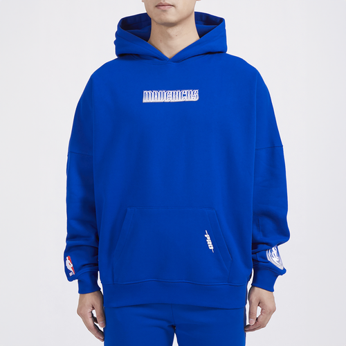 MENS - Pro Standard Mavericks OS Letters Fleece P/O Hoodie - Blue