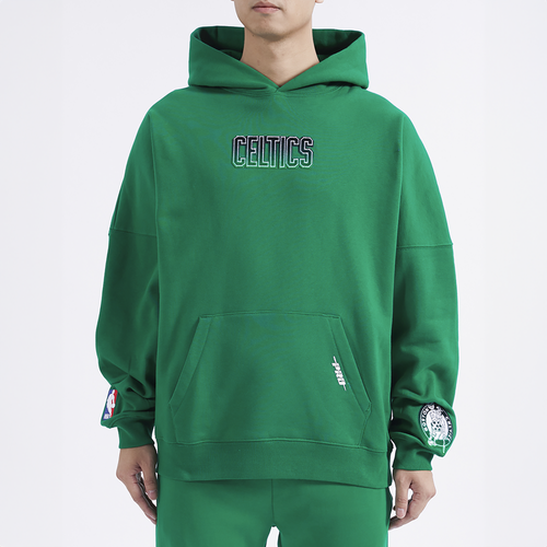 

Pro Standard Mens Pro Standard Celtics OS Letters Fleece P/O Hoodie - Mens Green/Green Size XXL