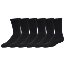 Boys' Grade School - CSG Youth 6 Pack Crew Socks  - Black