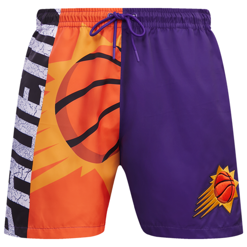 MENS - Pro Standard Suns Split Mash Up Logo Woven Shorts - Multi