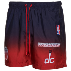 Men's - Pro Standard Wizards OS Letters Ombre Woven Shorts - Navy/Red