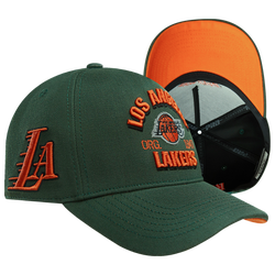 Men's - Pro Standard Knicks Pinch Front Snapback - Orange/Olive