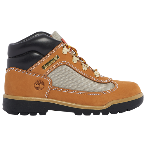 Shop Timberland Boys  Field Boots In Wheat/brown