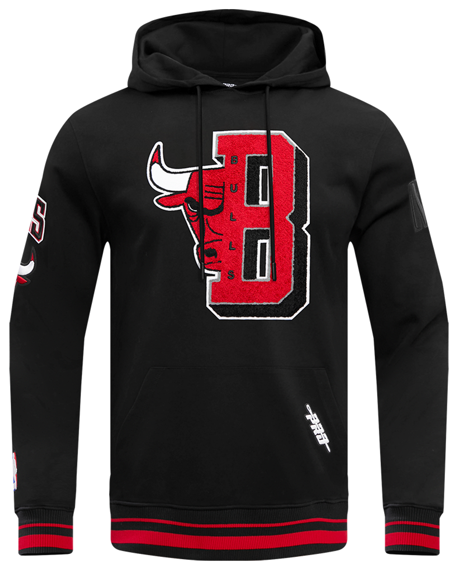 Pro Standard BULLS MASH UP RIB FLC PO HOODIE - Men's