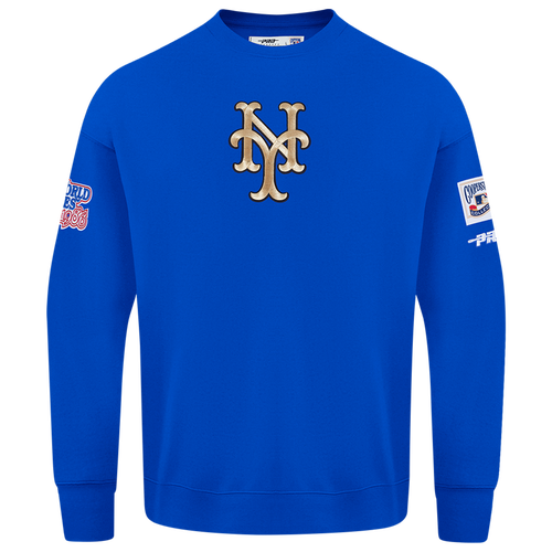 MENS - Pro Standard Mets Champs Drop Shoulder Crew - Multi/Blue