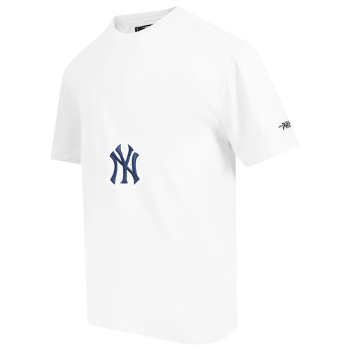 MENS - Pro Standard Yankees Living Large CJ Drop Shoulder T-Shirt - Red/Navy White