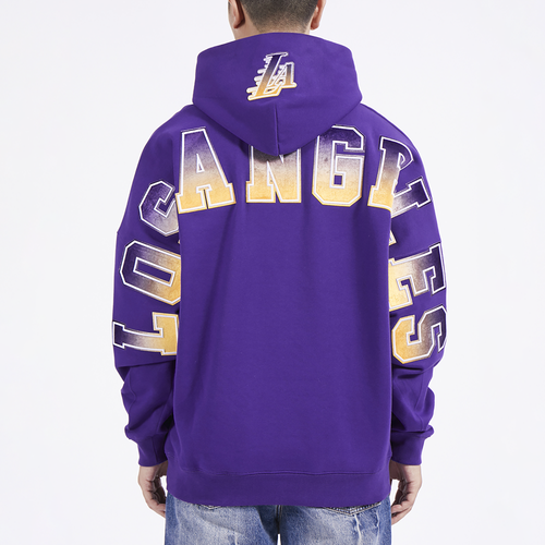 Pro Standard Lakers OS Letters Fleece P/O Hoodie | Foot Locker