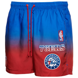 Men's - Pro Standard 76ers OS Letters Ombre Woven Shorts - Blue/Blue