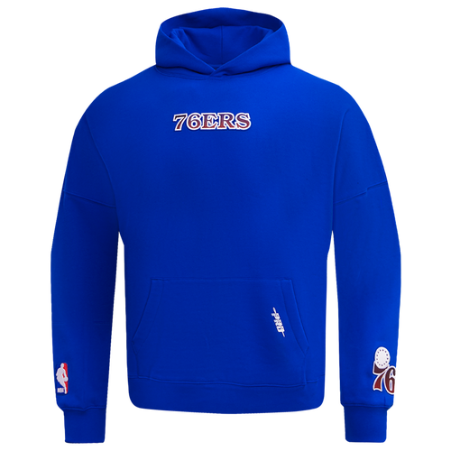 MENS - Pro Standard 76ers OS Letters Fleece P/O Hoodie - Blue