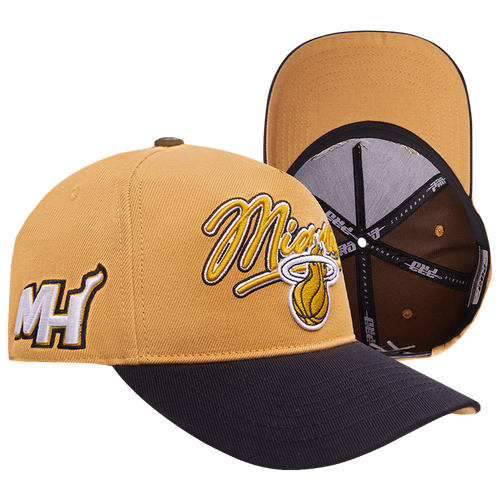 

Pro Standard Mens Pro Standard Heat Script Pinch Front Snapback - Mens Yellow/White Size One Size