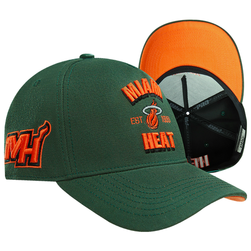 

Pro Standard Mens Pro Standard Heat Pinch Front Snapback - Mens Orange/Olive Size One Size