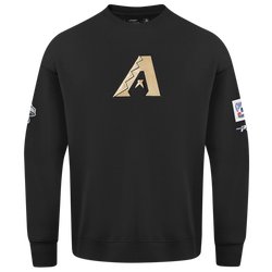 Men's - Pro Standard Diamondbacks Champs Drop Shoulder Crew - Black/Multi