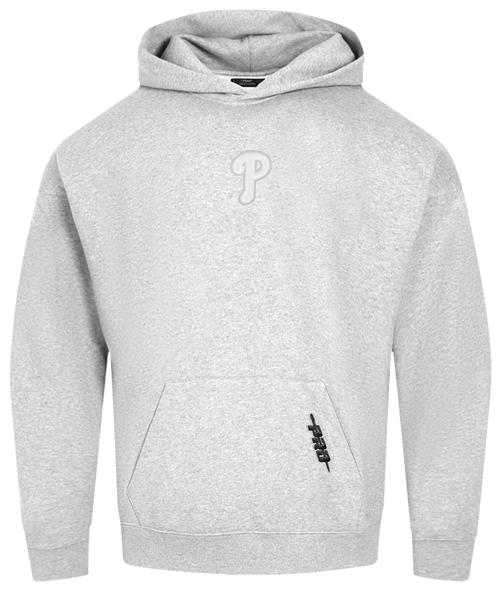 Pro Standard Men's College Classic Chenille M Rib FLC Po Hoodie Hoodie, Black, S - View #3