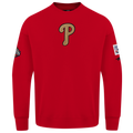 Pro Standard Phillies Champs Drop Shoulder Crew - Pro Standard Multi/Red