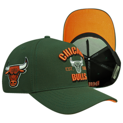 Men's - Pro Standard Bulls Pinch Front Snapback - Yellow/White