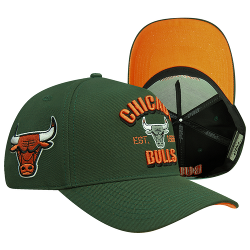 

Pro Standard Mens Pro Standard Bulls Pinch Front Snapback - Mens Yellow/White Size One Size