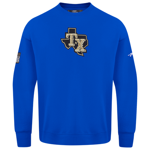 Pro Standard Mens  Rangers Champs Drop Shoulder Crew In Blue