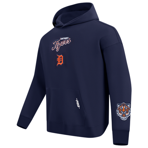  - Pro Standard Tigers Pullover Hoodie - Midnight Navy