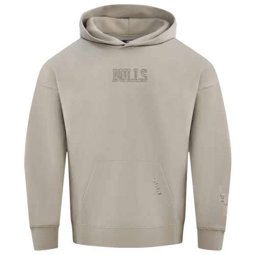 MENS - Pro Standard Bulls Logo Hoodie - Taupe