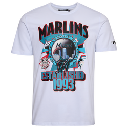 Men's - Pro Standard Miami Marlins Deco SJ T-Shirt - Fc White/Multi