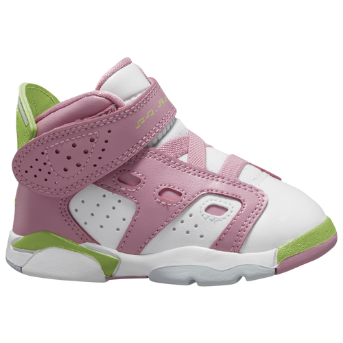 

Jordan Boys Jordan 6-17-23 - Boys' Toddler Basketball Shoes Elemental Pink/White/Vivid Green Size 10.0