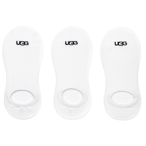 WOMENS - UGG Stela No Show 3 Pack - White