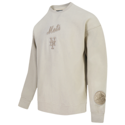 Men's - Pro Standard NEW YORK METS SWEATSHIRT - Taupe