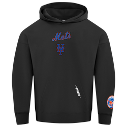 Men's - Pro Standard Mets Pullover Hoodie - Black