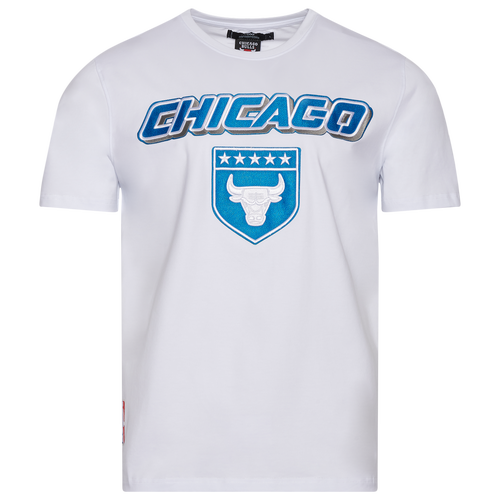 

Pro Standard Mens Pro Standard Bulls Military SJ T-Shirt - Mens White/Blue Size XXL