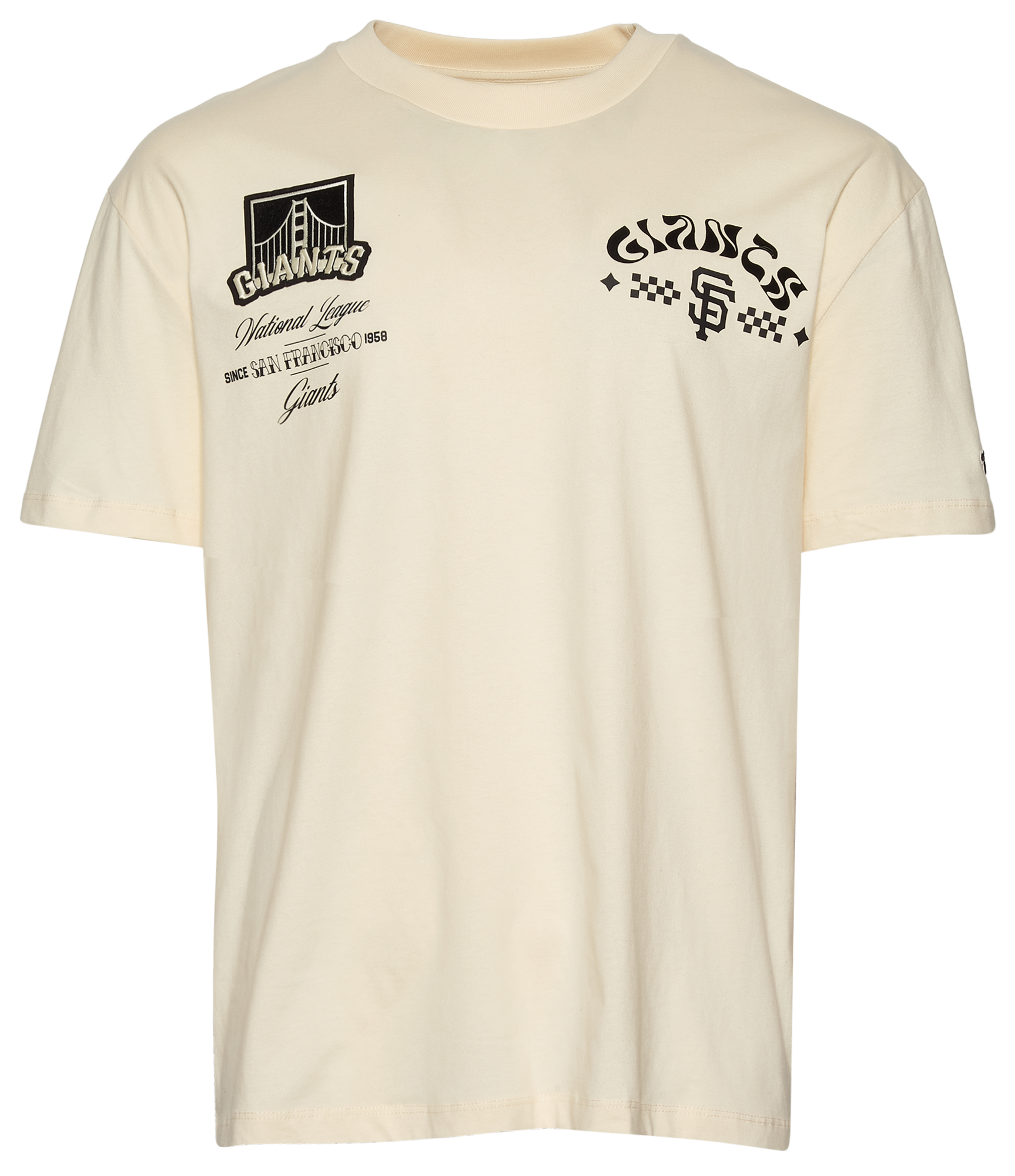 Pro Standard Giants Wavy Pro Drop Shoulder FC T-Shirt - Men's