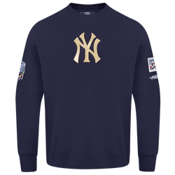 Men's - Pro Standard Yankees Champs Drop Shoulder Crew - Navy/Multi