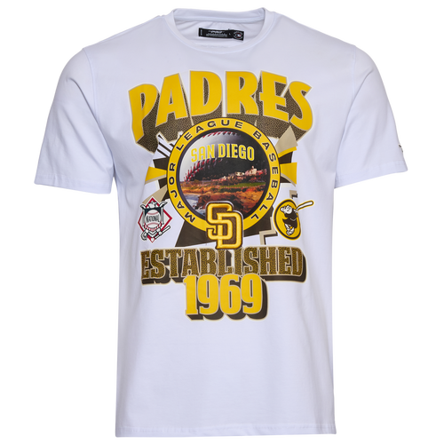 MENS - Pro Standard San Diego Padres Deco SJ T-Shirt - Fc White/Multi