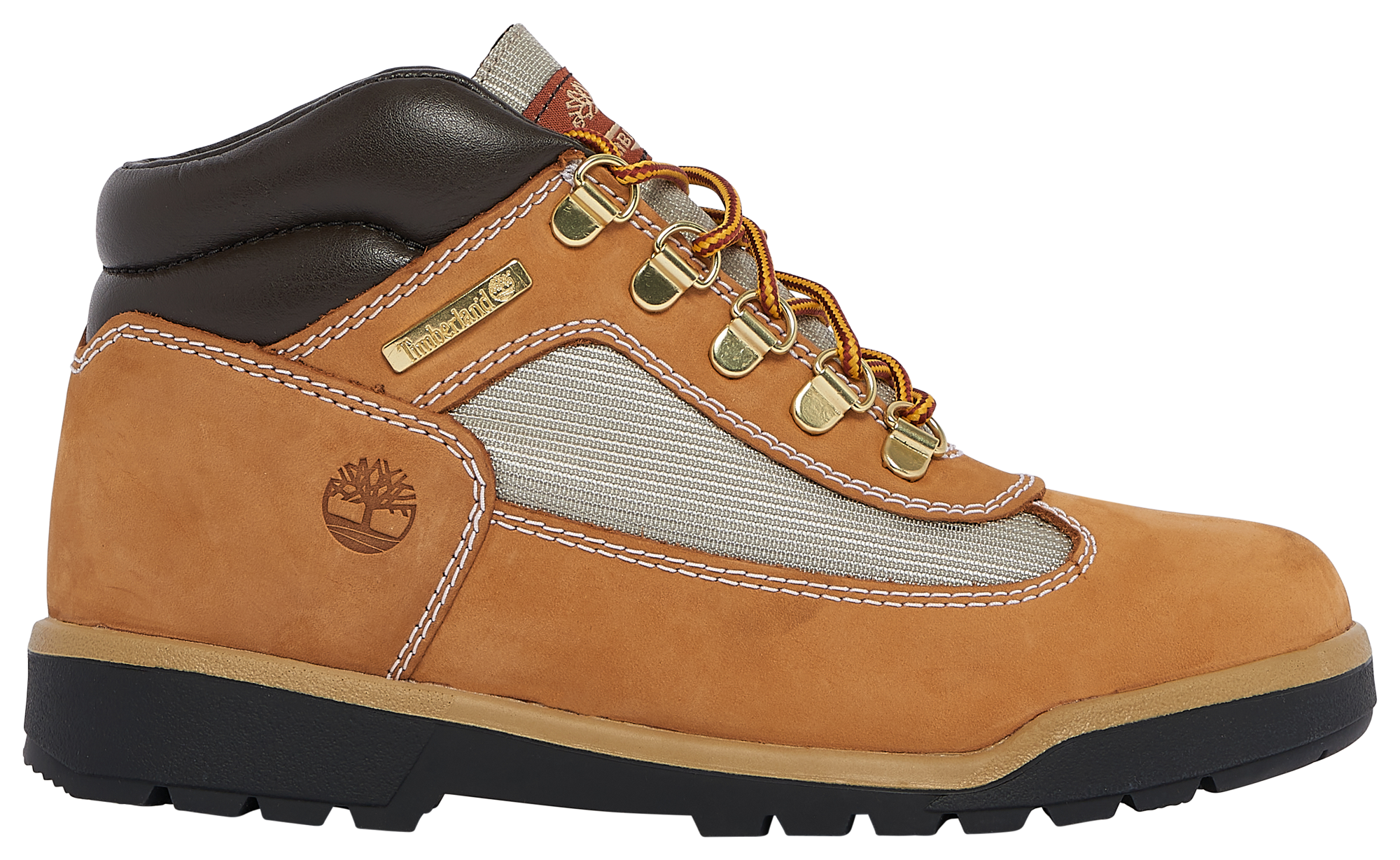 grade school timberland field boots