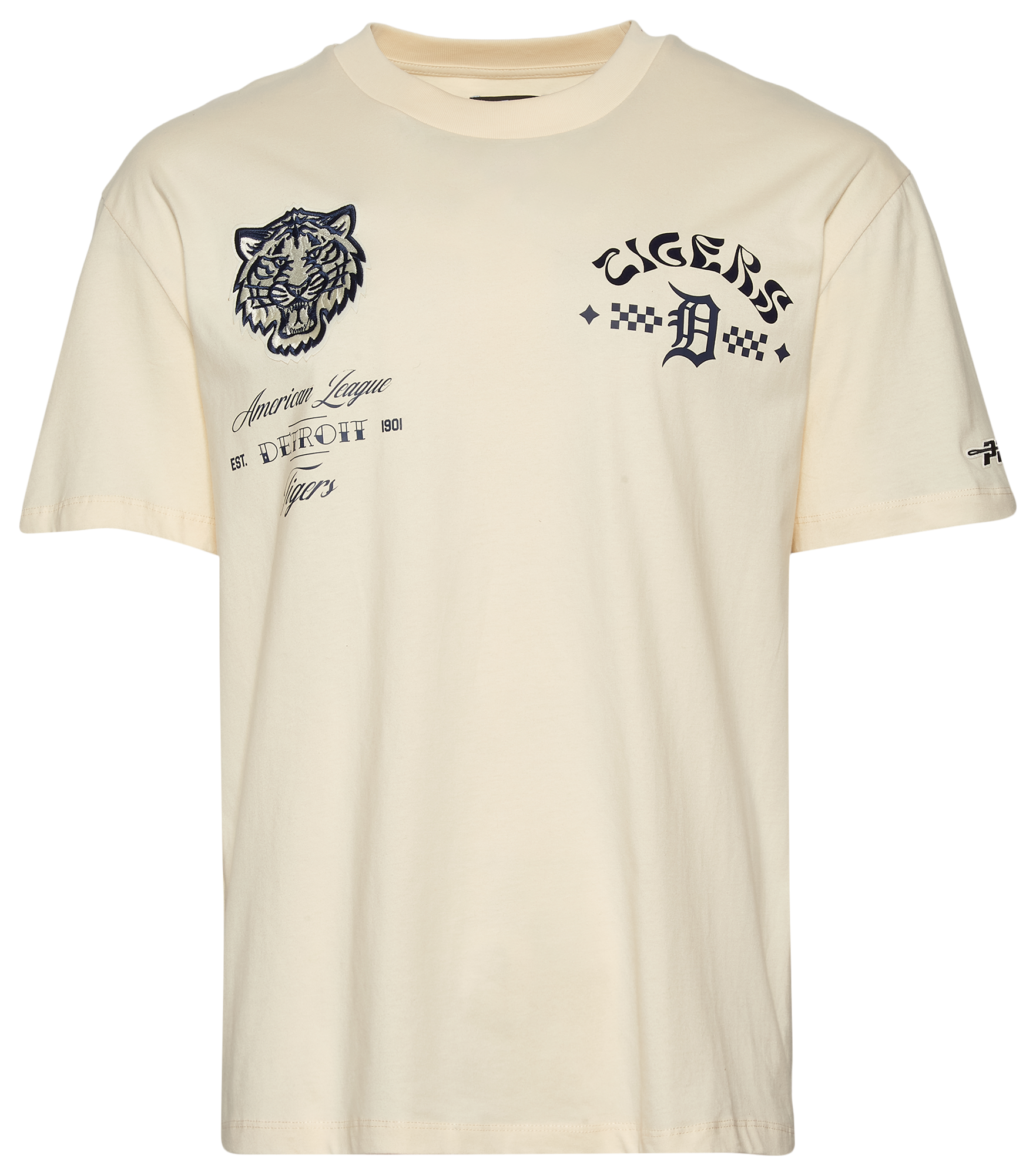Pro Standard Tigers Wavy Pro Drop Shoulder FC T-Shirt - Men's