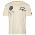 Pro Standard Tigers Wavy Pro Drop Shoulder FC T-Shirt - Pro Standard Tan