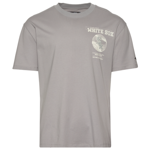  - Pro Standard White Sox Blueprint Pro Drop Shoulder FC T-Shirt - Silver